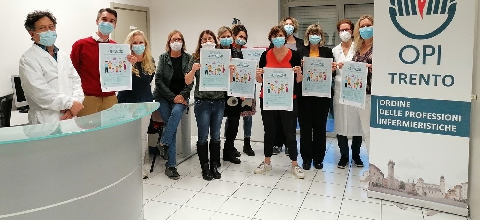 Gli infermieri aderiscono alla campagna di vaccinazione antinfluenzale